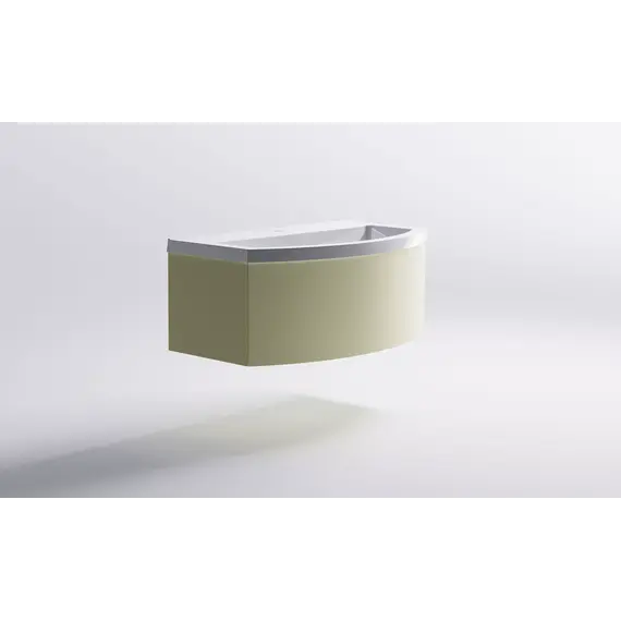 Тумба подвесная с раковиной Astra-Form Венеция 2.0 с 1 ящиком  бежевый матовый