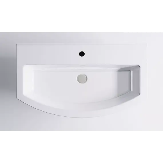 Тумба подвесная с раковиной Astra-Form Венеция 2.0 с 1 ящиком  бежевый матовый