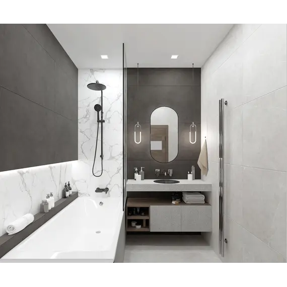 Плитка грес глаз. Stardust_GT Светло-серый  60*60/60*120 карвинг