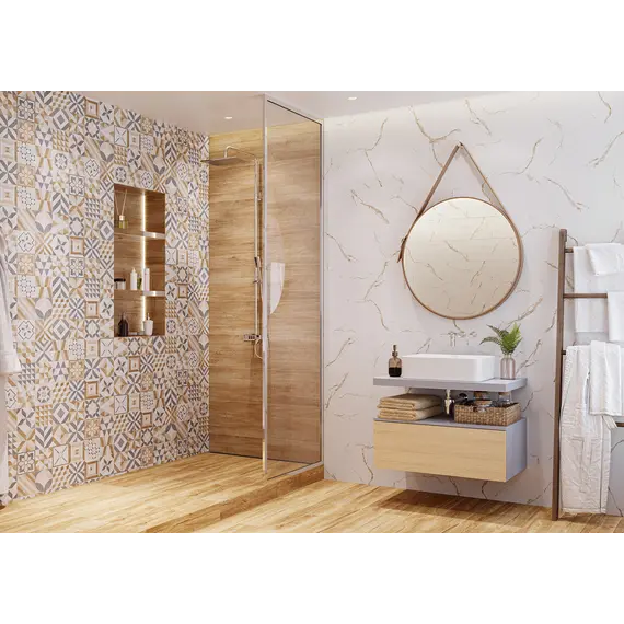 Плитка облиц. Marmaris GT Белый  50*25 пэчворк