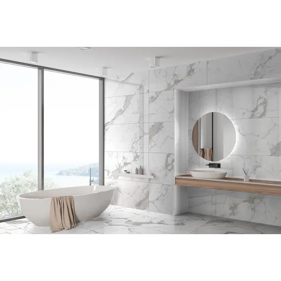 Керамогранит Calacatta Imperial_GT Белый 60х60/60x120 полир.