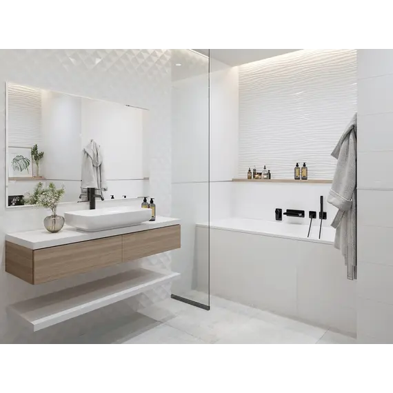 Плитка облиц. White Planet_GT Белый  60*25 (01)