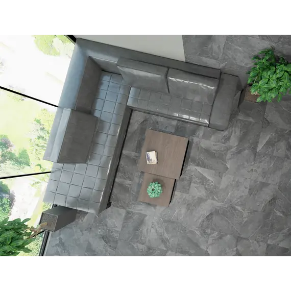 Плитка грес глаз. Rocket_GT Темно-серый 60*60