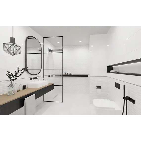 Плитка облиц. White Planet_GT Белый  60*25 (01)