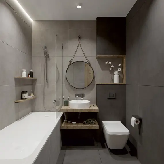 Плитка грес глаз. Stardust_GT Темно-серый 60*60/60*120