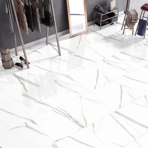 Керамогранит Angel Statuario_GT Белый 60x120 полир