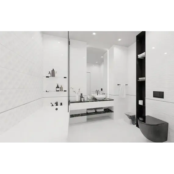 Плитка облиц. White Planet_GT Белый  60*25 (01)