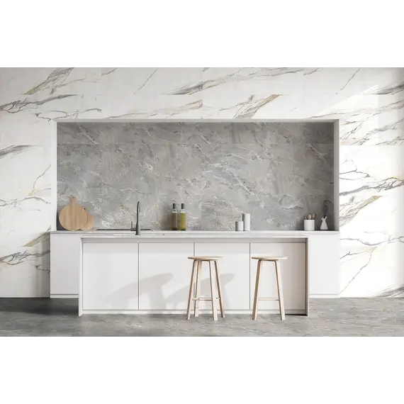 Керамогранит Omega_GT Серый  60x120 карвинг