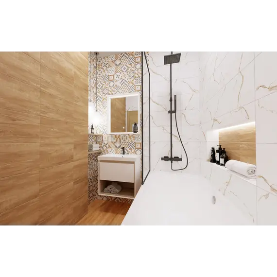 Плитка облиц. Marmaris GT Белый  50*25 пэчворк