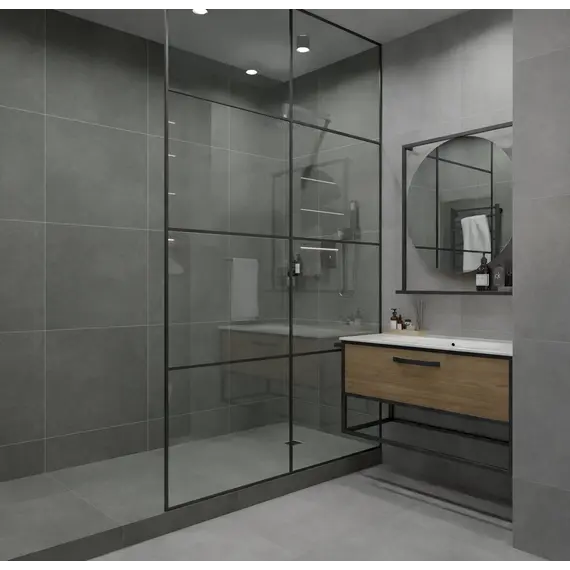 Плитка грес глаз. Boreal_GT Темно-серый 60*60