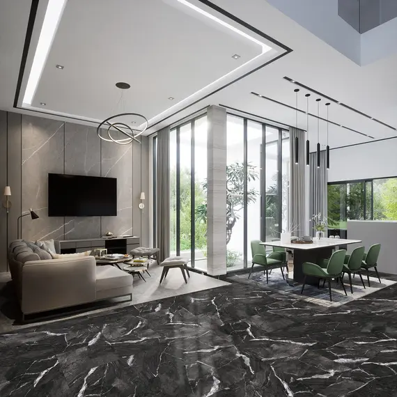 Керамогранит Camlin_GT Черный  60x120 полир.