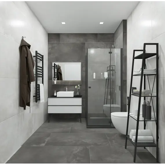 Плитка грес глаз. Vibe_GT Светло-серый  60*60/60*120