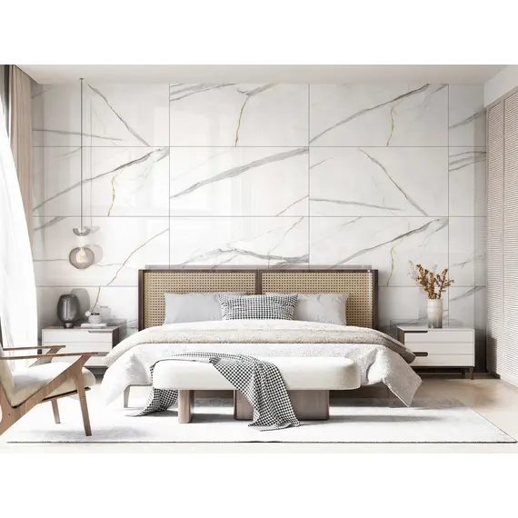 Керамогранит Angel Statuario_GT Белый 60x120 полир