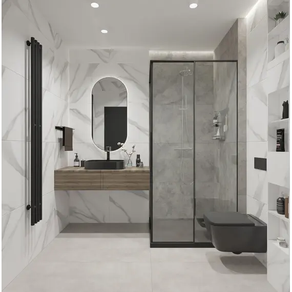 Плитка грес глаз. Triumph_GT Белый 60*60