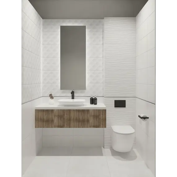 Плитка облиц. White Planet_GT Белый  60*25 (01)