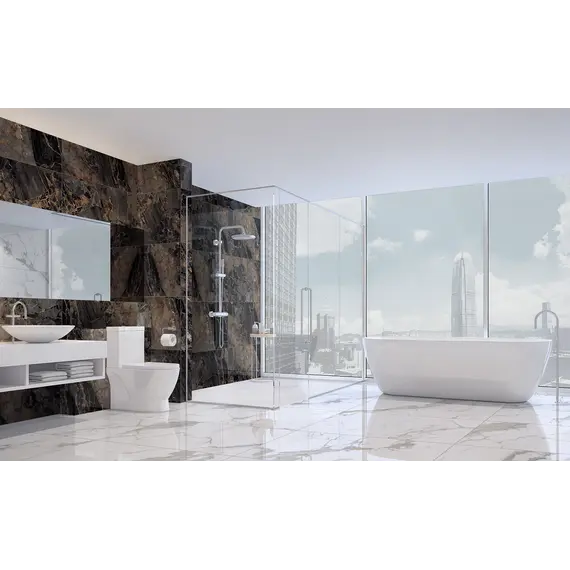 Керамогранит Calacatta Imperial_GT Белый 60х60/60x120 полир.