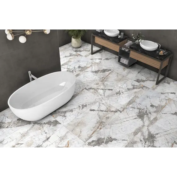 Плитка грес глаз. Stardust_GT Темно-серый 60*60/60*120