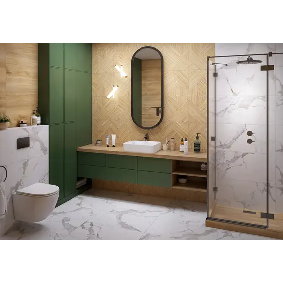 Керамогранит Calacatta Imperial_GT Белый 60х60/60x120 полир.