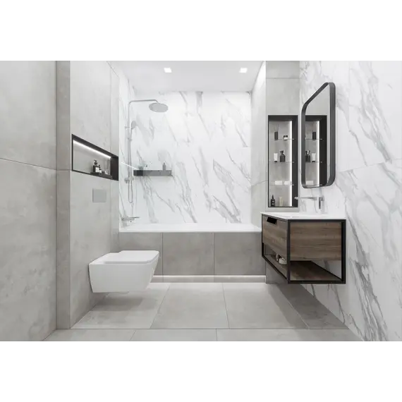 Плитка грес глаз. Vibe_GT Светло-серый  60*60/60*120