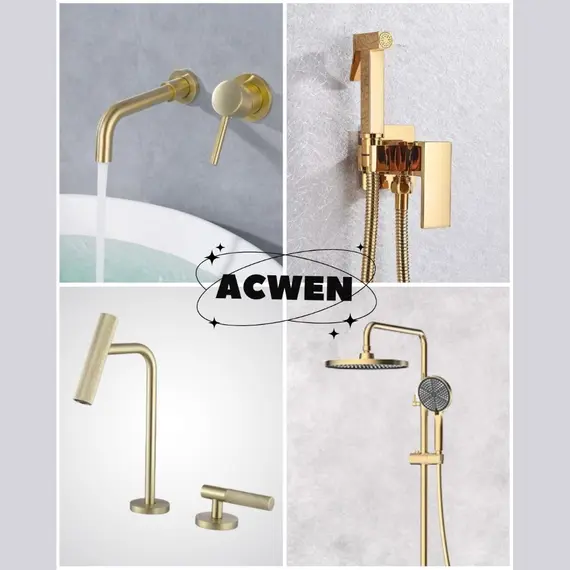 Душ гигиенический  ACWEN 82216G золото