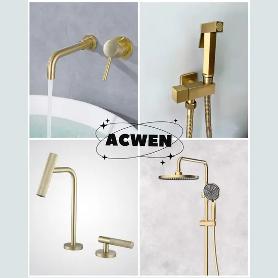 Душ гигиенический ACWEN 82009BG золото