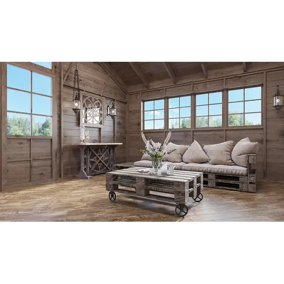 Плитка грес глаз. Оксфорд Коричневый  15*60