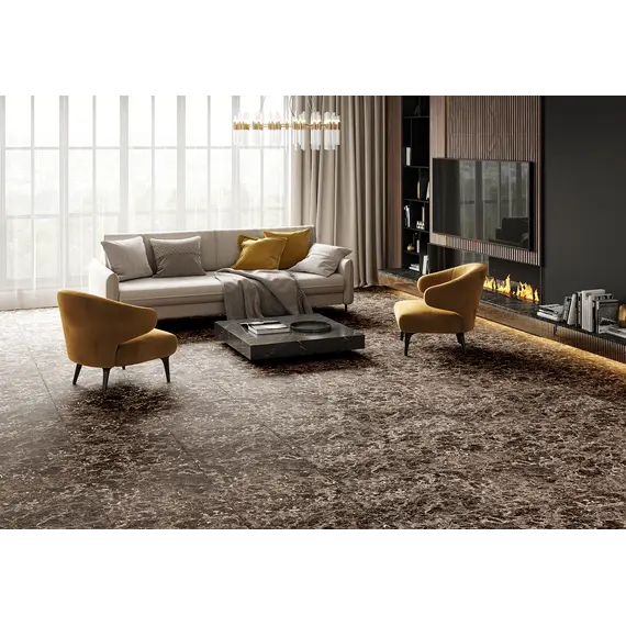 Плитка грес глаз. Imperador_GT Коричневый 60*60/60*120