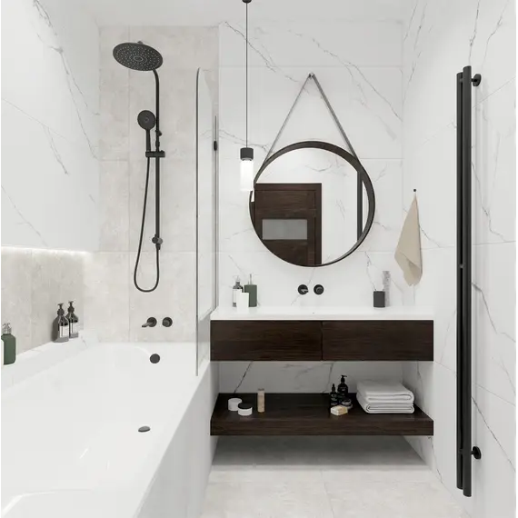 Плитка грес глаз. Marmo_GT Белый 60*60/60*120