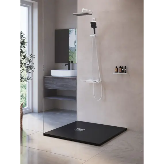 Душевой поддон квадратный RGW ST-G Графит