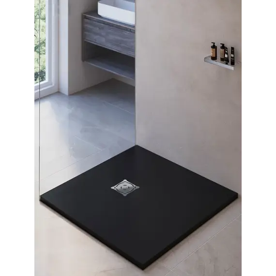 Душевой поддон квадратный RGW ST-G Графит