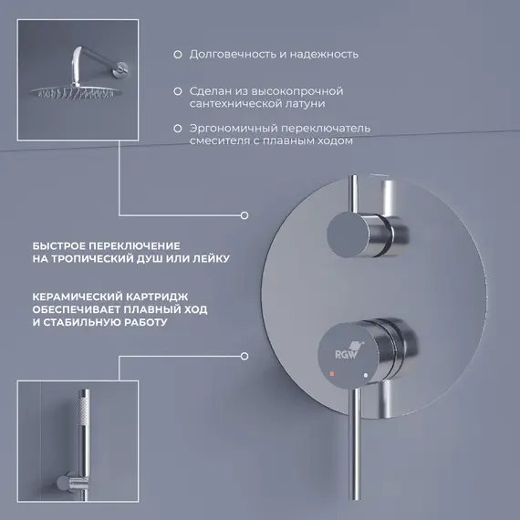 Душевая система встраиваемая RGW SP-52
