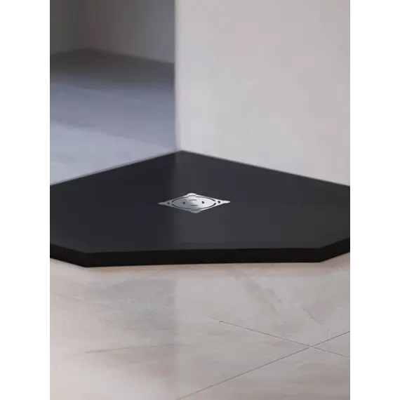 Душевой поддон трапеция RGW ST/T-G Графит