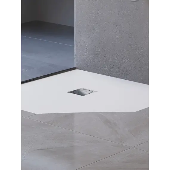 Душевой поддон трапеция RGW ST/T-W Белый