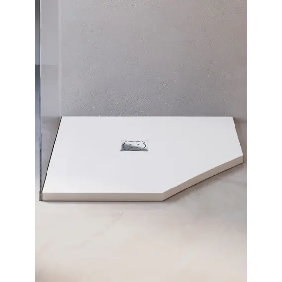 Душевой поддон трапеция RGW ST/T-W Белый