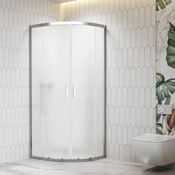 Душевой уголок RGW CL-56 рифленое/хром