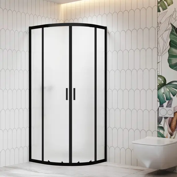 Душевой уголок RGW CL-56B рифленое/черный