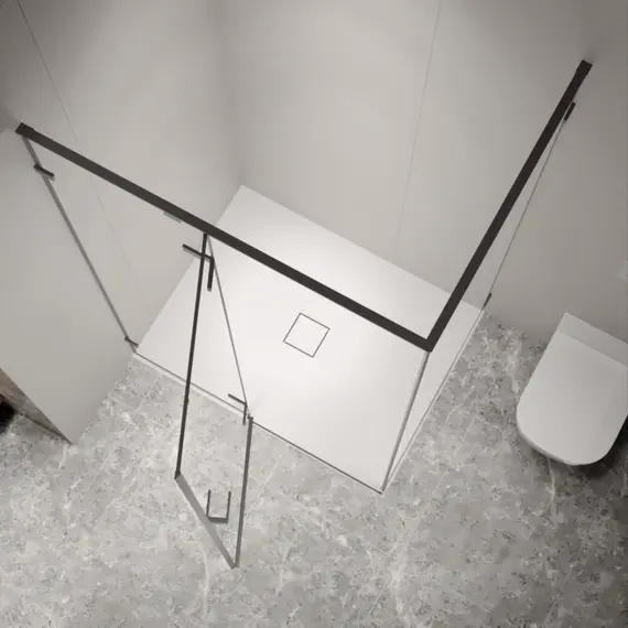 Душевой уголок RGW SV-040Gr  прозрачное/серый