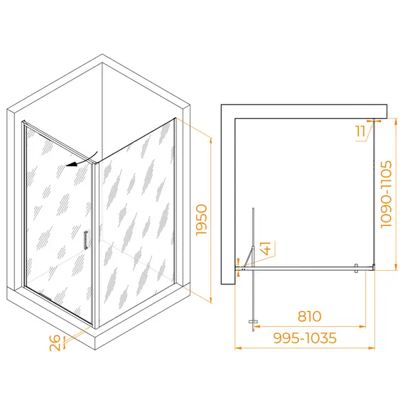 Душевой уголок RGW SV-145B