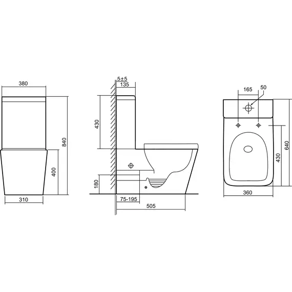 Унитаз-компакт напольный Triton Corso Pro CO-3006
