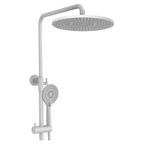 Душевая стойка AVS Slimmer белый матовый