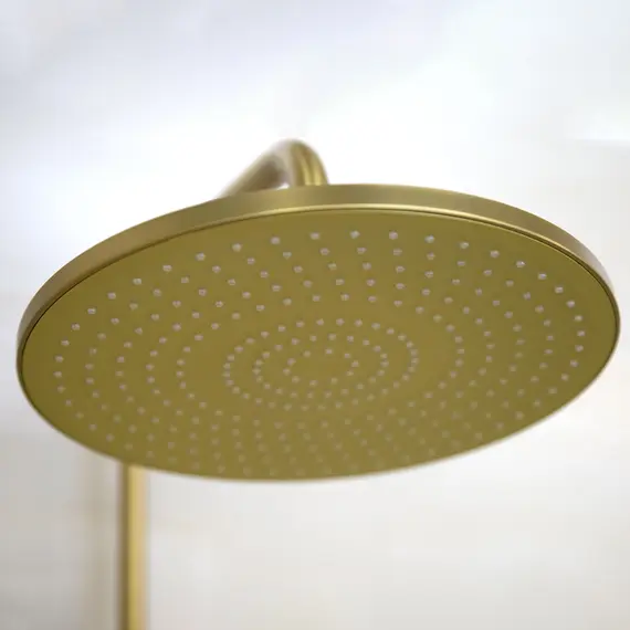 Душевая стойка AVS Slimmer брашированное золото