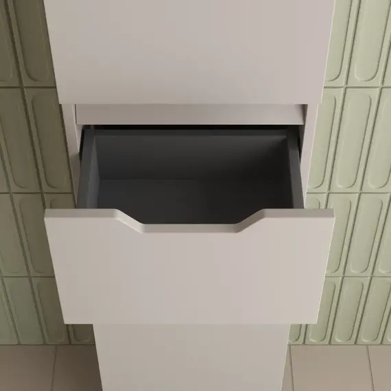 Пенал Style line "Остин" 36 см напольный 1 ящик крем эмаль PLUS