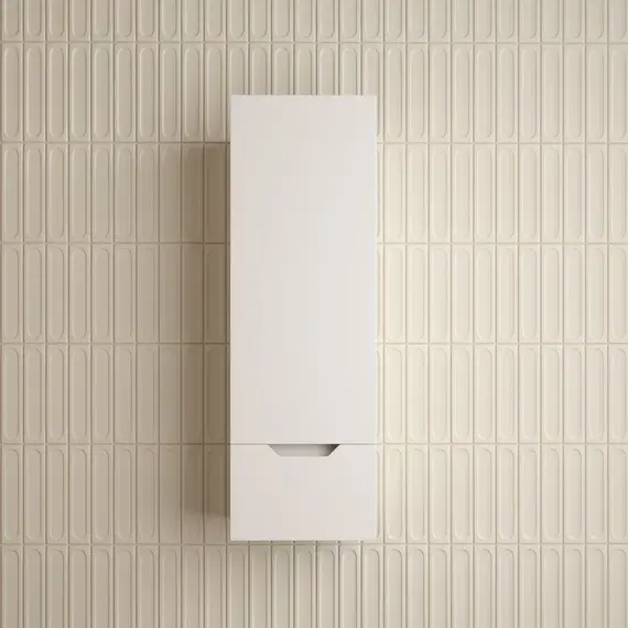 Пенал Style line "Остин" 36 см подвесной 1 ящик белый эмаль PLUS