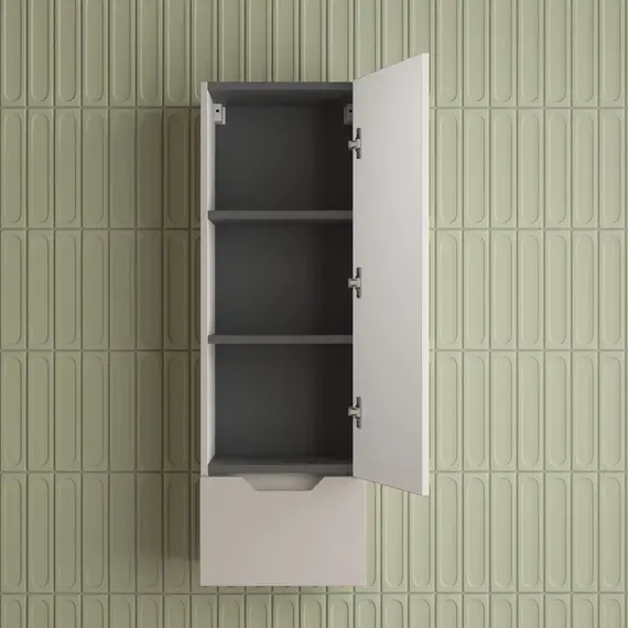 Пенал Style line "Остин" 36 см подвесной 1 ящик крем эмаль PLUS