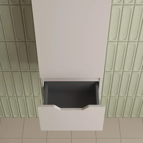 Пенал Style line "Остин" 36 см подвесной 1 ящик крем эмаль PLUS