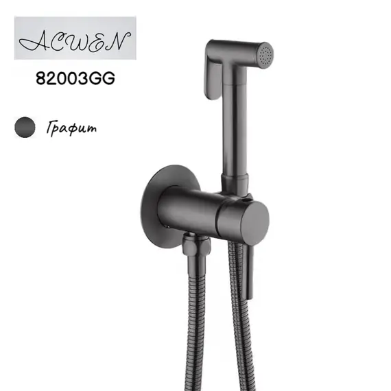 Душ гигиенический ACWEN 82003GG графит