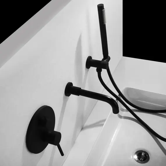 Смеситель для ванны и душа скрытого монтажа ACWEN 80073GG графит