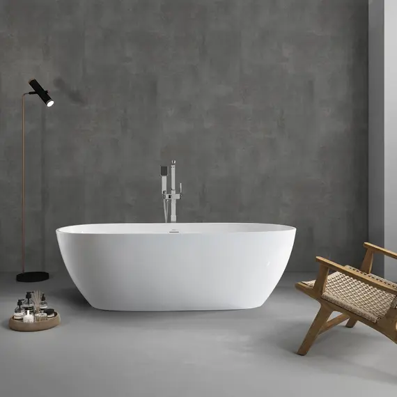 Акриловая ванна ABBER AB9263 белая