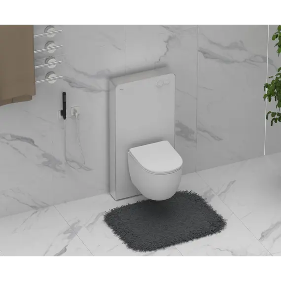 Инсталляционный модуль внешнего монтажа ABBER AC0107MW для подвесного унитаза, белый