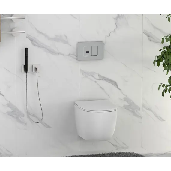 Кнопка смыва сенсорная ABBER AC0122S хром глянцевый